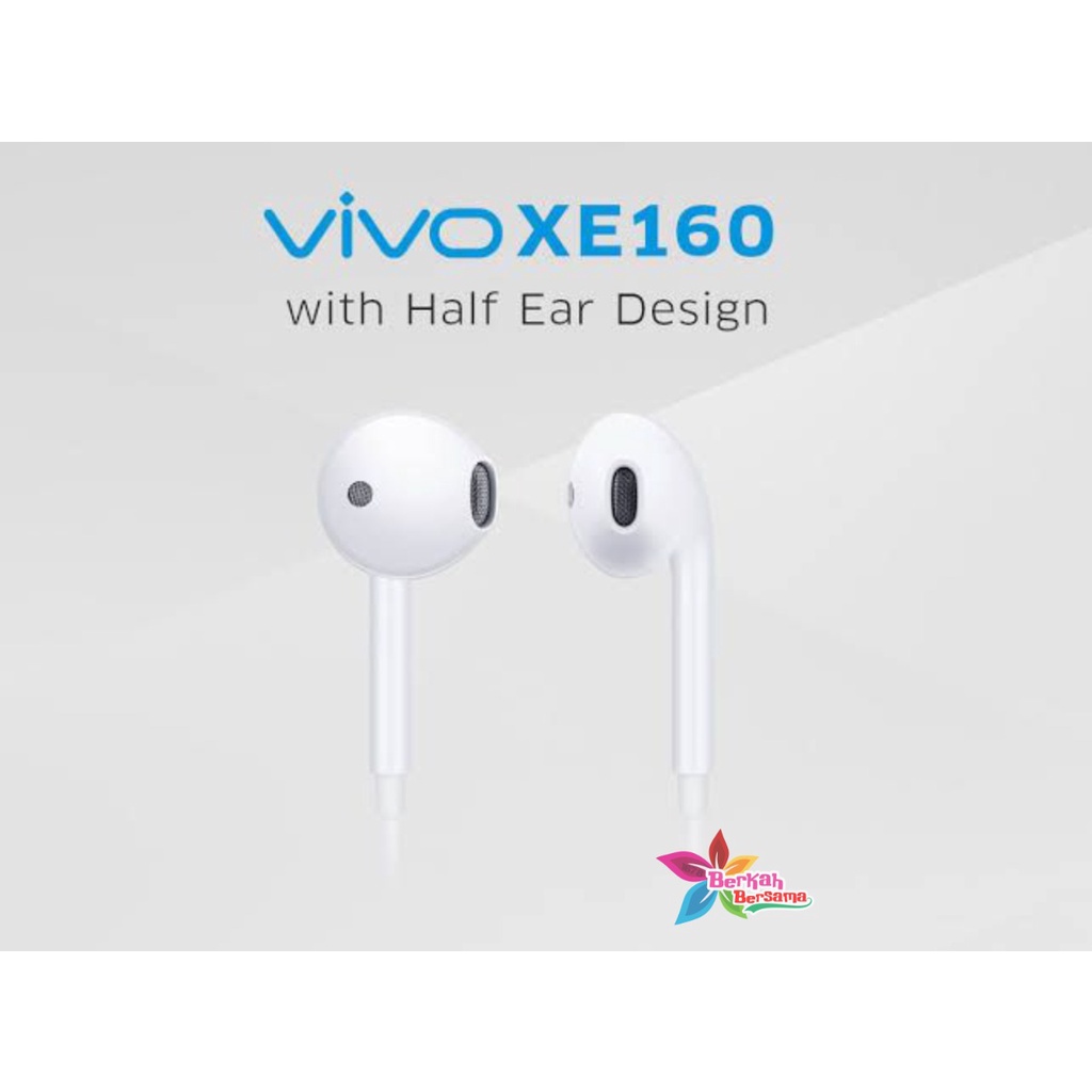 XE160 Headset headsfree earphone Hf ORIGINAL VIVO Y53 y71 y81 y83 Y91c Y91 y93 y20 y30 y50 v7 v9 Y12 y15 V20 JACK 3.5MM BB6019