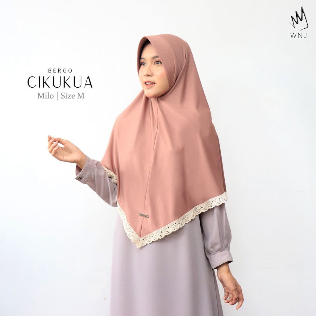 WNJ Bergo Cikukua | KERUDUNG INSTAN | Bergo Cantik | Jilbab Bergo | Jilbab Syar'i | Jilbab Instan