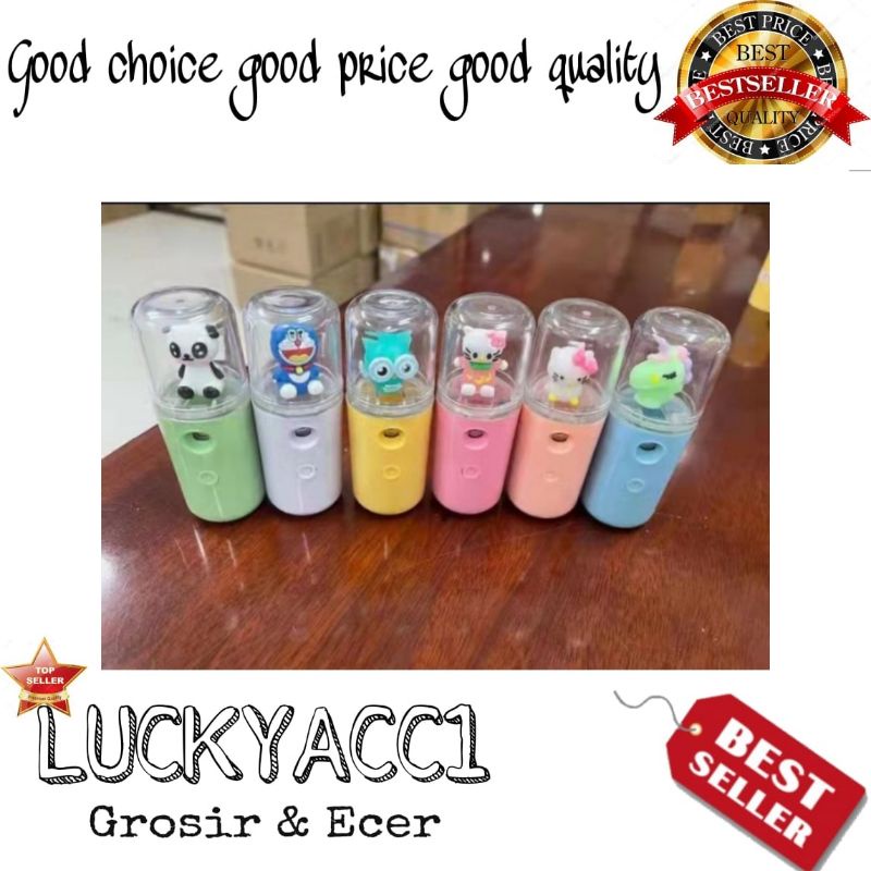 LC - Botol Nano spray wajah karakter boneka face moisturizing atomization nano spray wajah viral