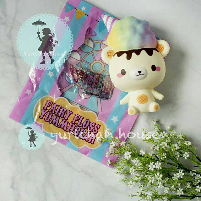 SQUISHY YUMMIIBEAR FAIRY FLOSS CREAMMICANDY