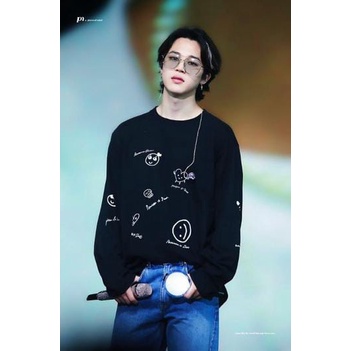 Murah T-shirt lengan panjang BTS JIMIN Permission to dance konser L.A sablon lengkap
