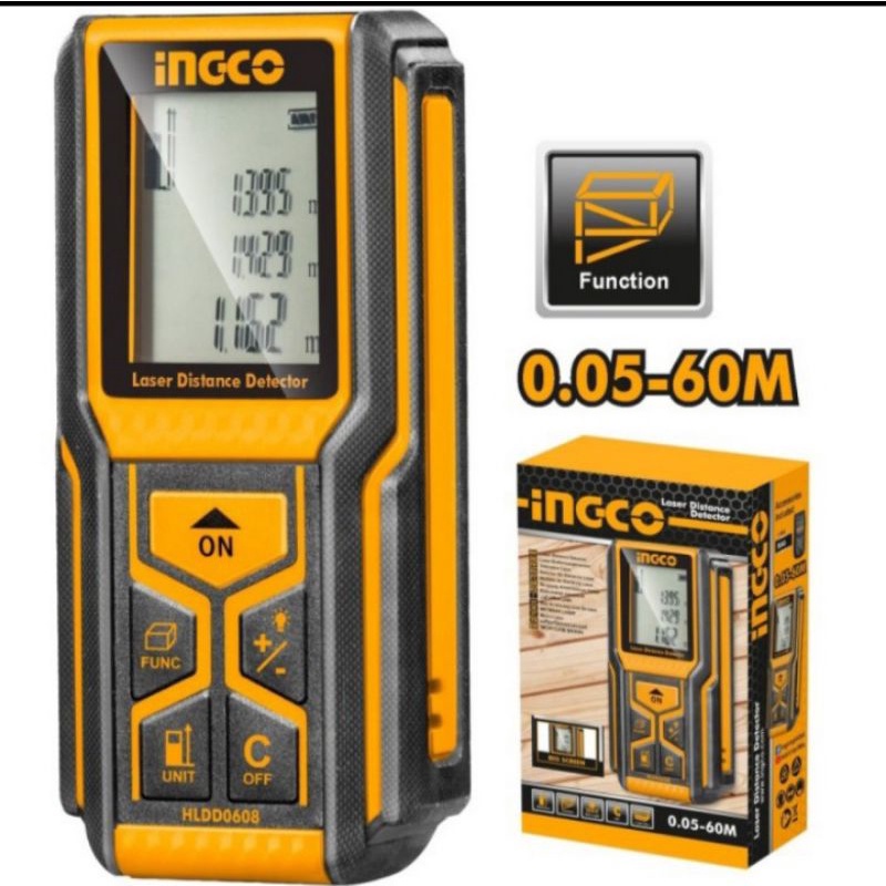 METERAN ELEKTRIK 
LASER 60M HLDD0608 INGCO