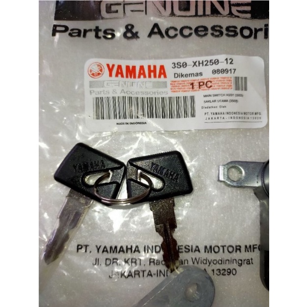 KUNCI KONTAK SATU SET DENGAN KONCI JOK YAMAHA VEGA R NEW 3S0