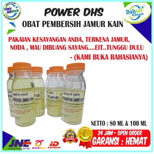 OBAT PEMBERSIH JAMUR / NODA PADA KAIN / PAKAIAN POWER DHS PENGHILANG TAYUM /JAMUR HITAM (COD_bisa)