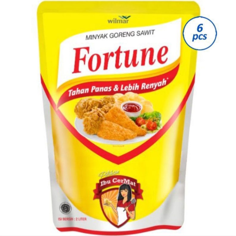 

FORTUNE MINYAK GORENG PO 1 DUS ISI 6 POUCH