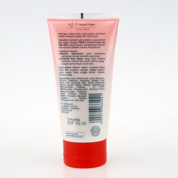 RED - A FACIAL FOAM FOR OILY SKIN 80 ML