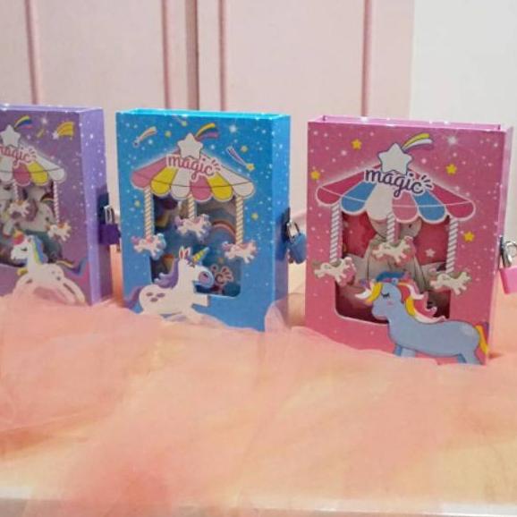 

Dijual Murah✾➳ GFJJY DIARY UNICORN ADA GEMBOK NYA BISA DIKUNCI NOTEBOOK UNICORN KUDA PONY BUKU HARIAN 49 ➳Seller