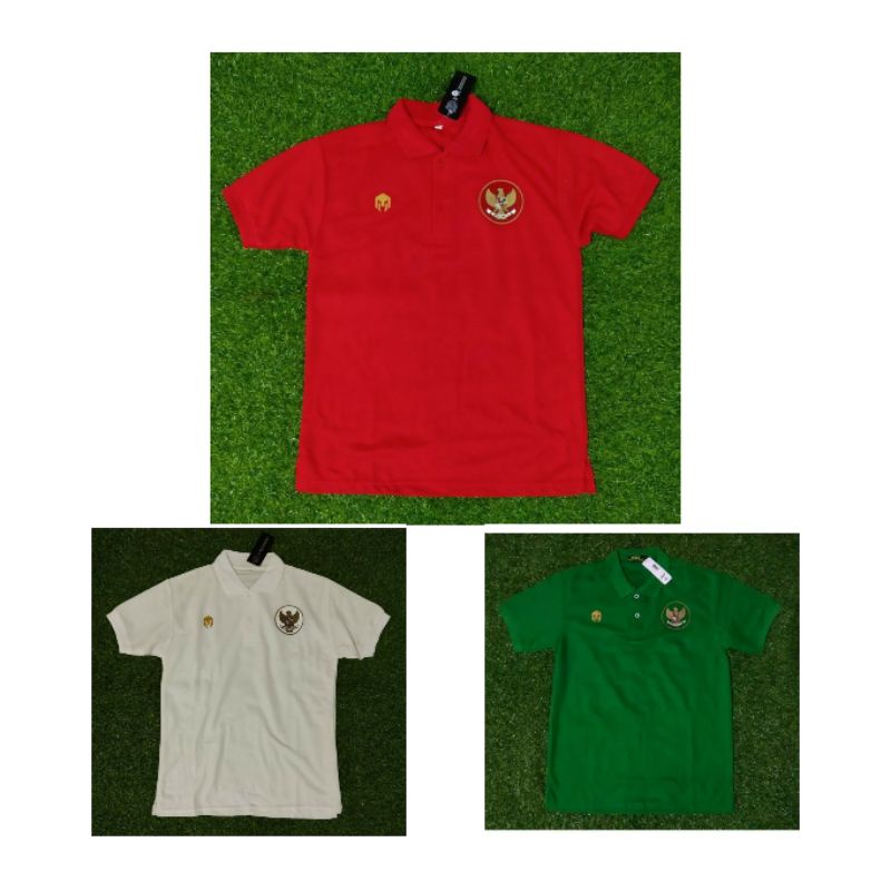 Baju Polo bola timnas indo indonesia mills