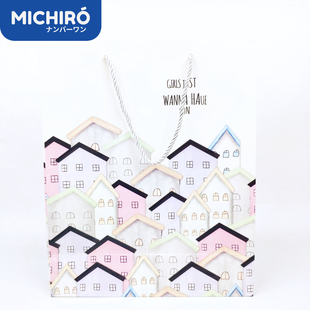 

Michiro Paper Bag Yang Dilengkapi Dengan Pegangan House Paper Bag