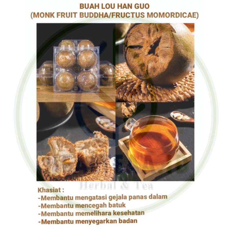 Buah Luo Han Guo , Monk Fruit Buddha , Fructus Momordic , 罗汉果