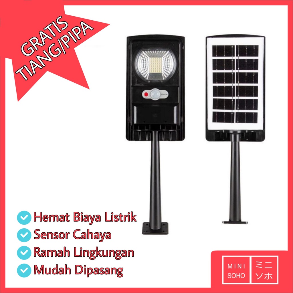 Lampu Jalan PJU Solar Cell (Tenaga Surya) 100W Waterproof IP65