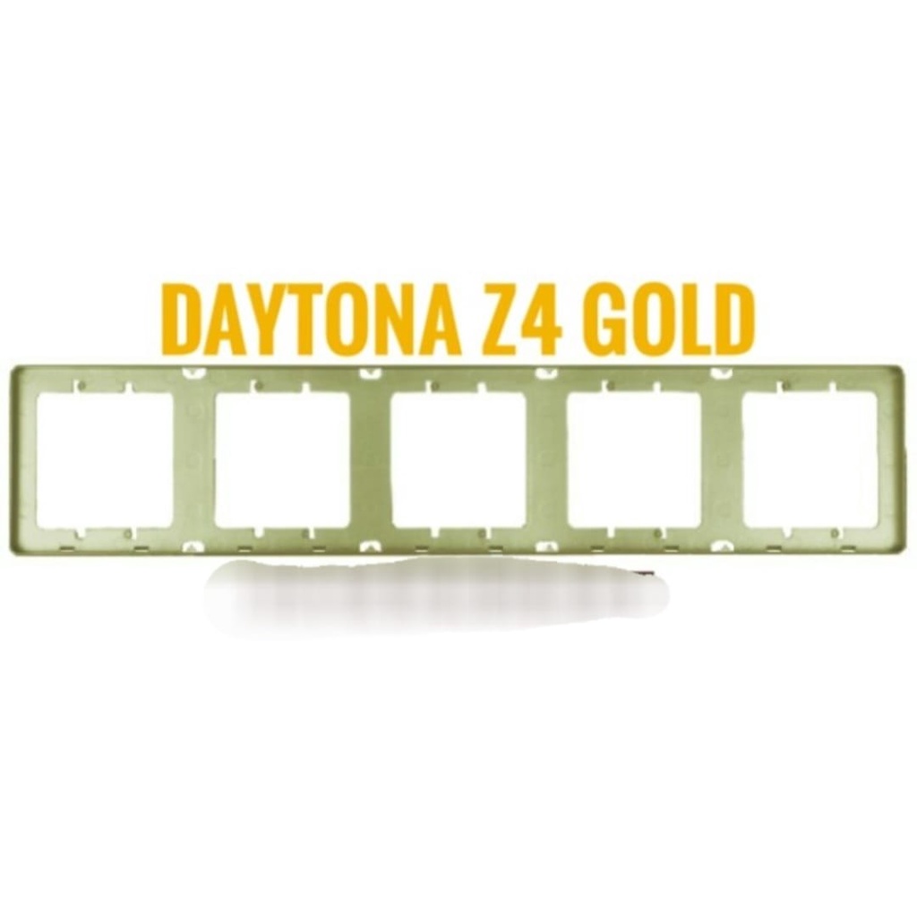 Daytona Z4586-Gold 5 Gang Frame NERO