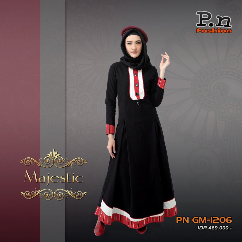 gamis pn fashion pn gm 1206