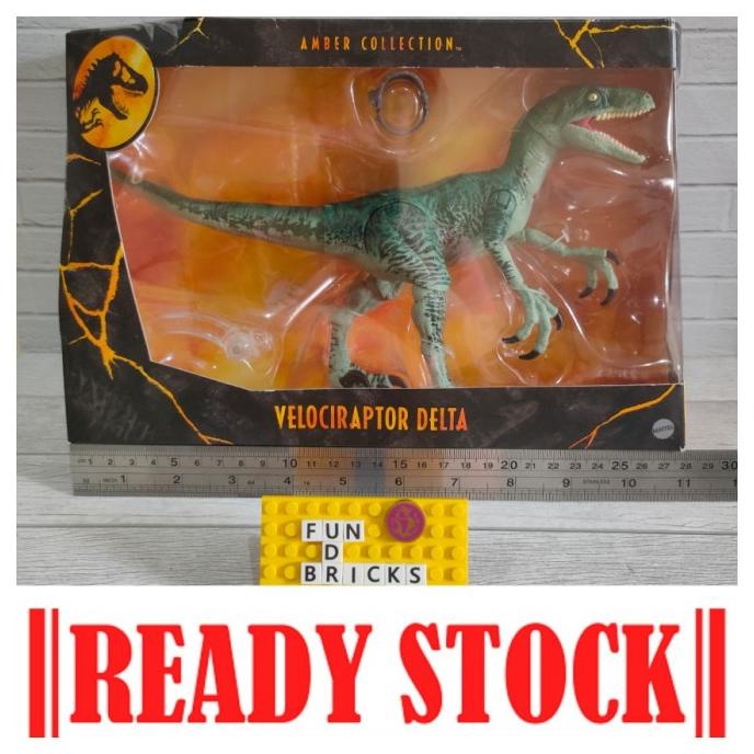 Mattel Jurrasic World Amber Collection Velociraptor Delta - V. Delta