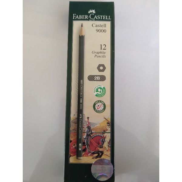 

[1 LUSIN] Pensil Faber-Castell 2B 9000