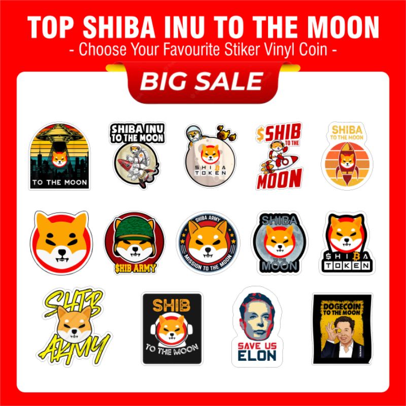 

Stiker Shiba Inu Vinyl Isi 15 Pcs