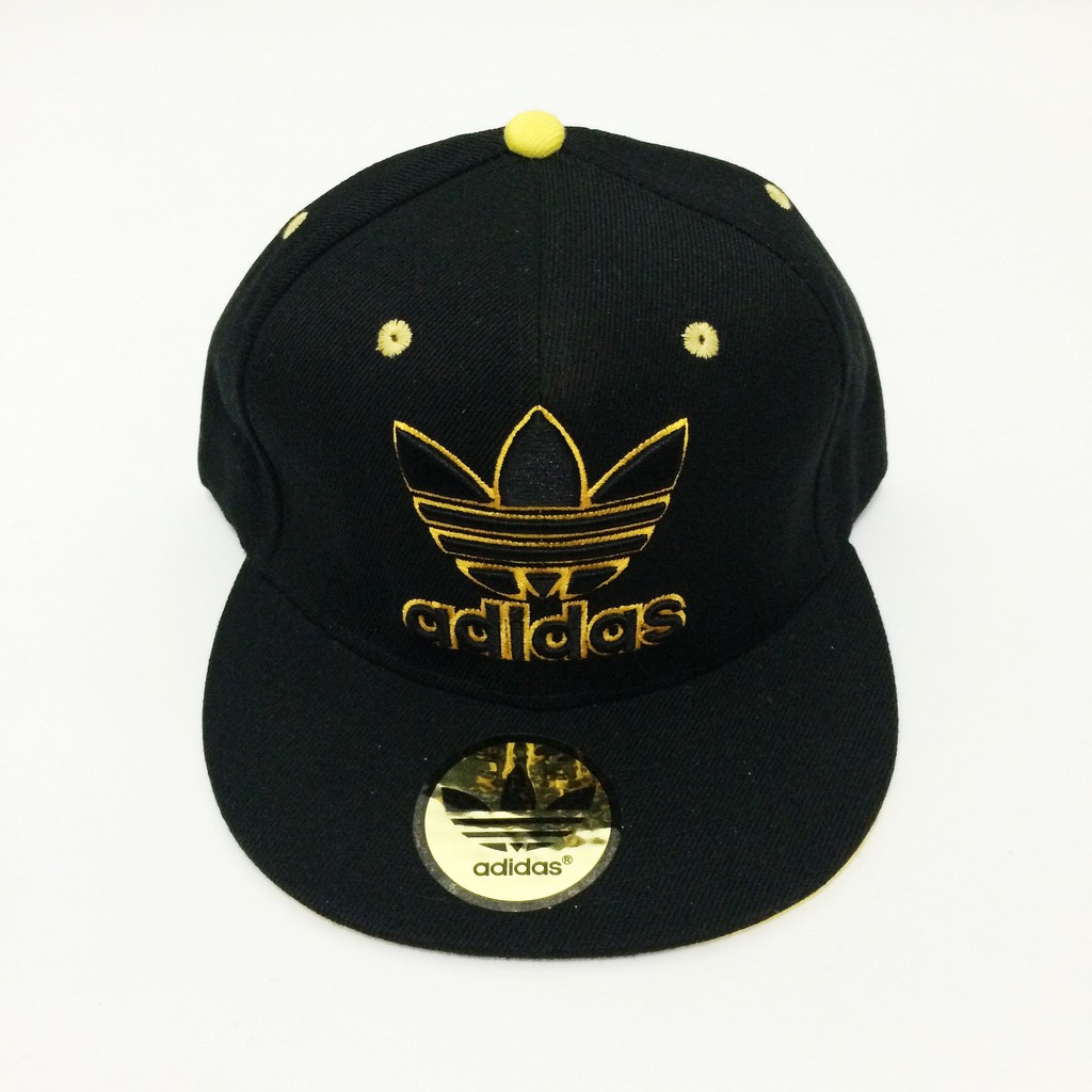 Topi Snapback Adidas Hitam Kuning import murah