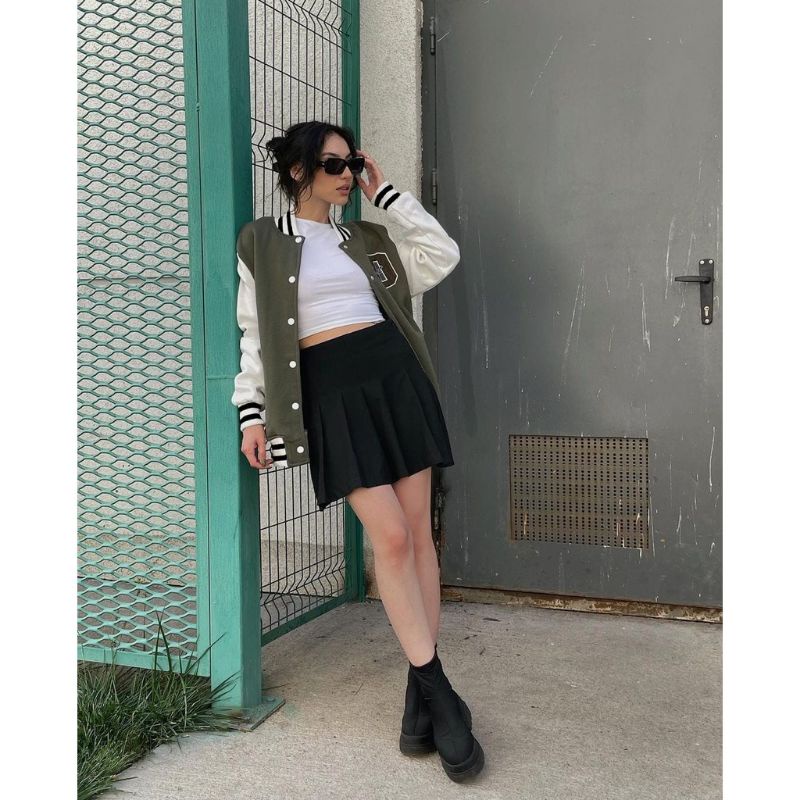 DONT BASEBALL JAKET VARSITY OVERSIZE - SF - BAJU WANITA CASUAL KERJA- BAJU WANITA VIRAL - BAJU WANIT