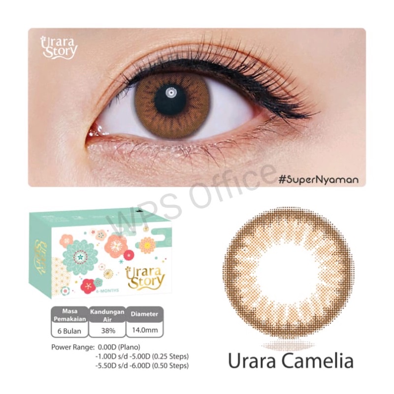 Softlens Urara Plano dan Minus Free Lencase Bursasoftlen