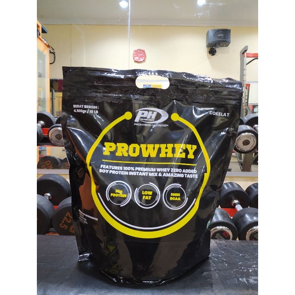 PH Nutrition ProWhey 10 lb lbs Pro Hybrid 100% Premium Whey Protein Powder 4.5 kg kilo 4500 gr gram