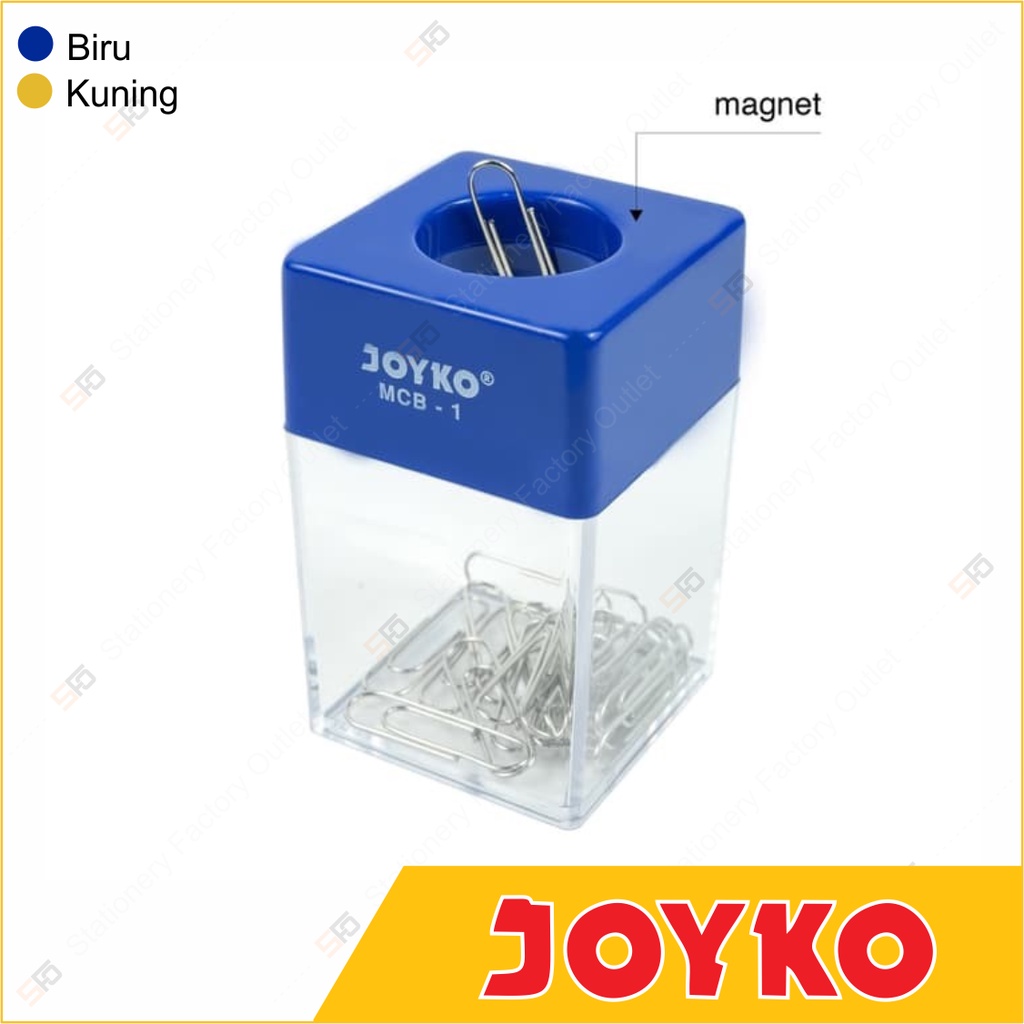 

Magnetic Clip Box Joyko MCB-1 - Tempat Klip Dengan Magnet