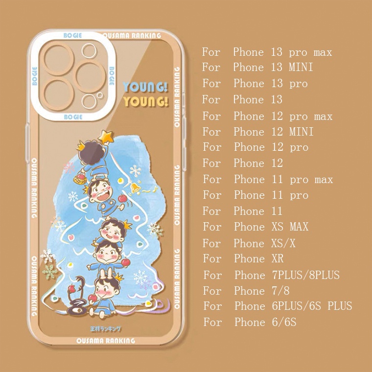 Soft Case Silikon TPU Transparan Untuk iPhone 13 12 Mini 11 Pro X XR XS Max SE 2020 6 6S 7 8 Plus