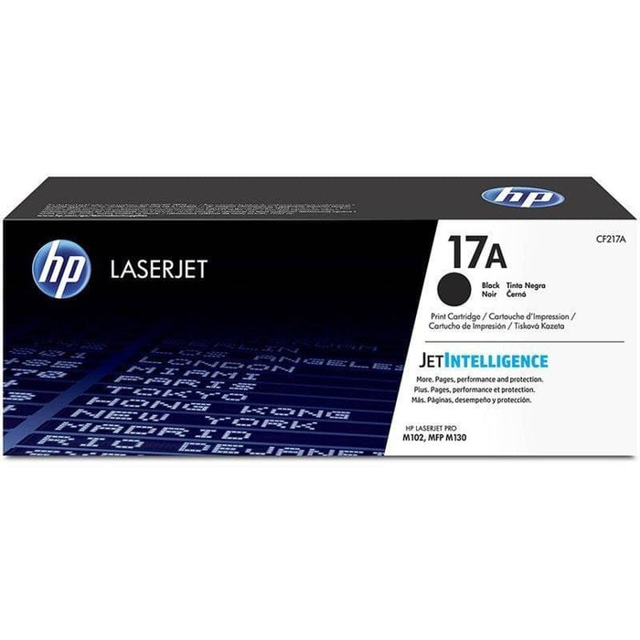 HP 17A Original LaserJet Toner Cartridge CF217A - Hitam