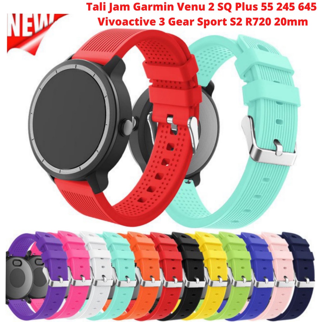 Tali Jam Garmin Venu 2 SQ Plus 55 245 645 Vivoactive 3 Gear Sport 20mm