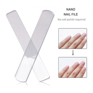 Alat Kikir Kuku Bahan Kaca Nano Transparan Untuk Manicure | Shopee