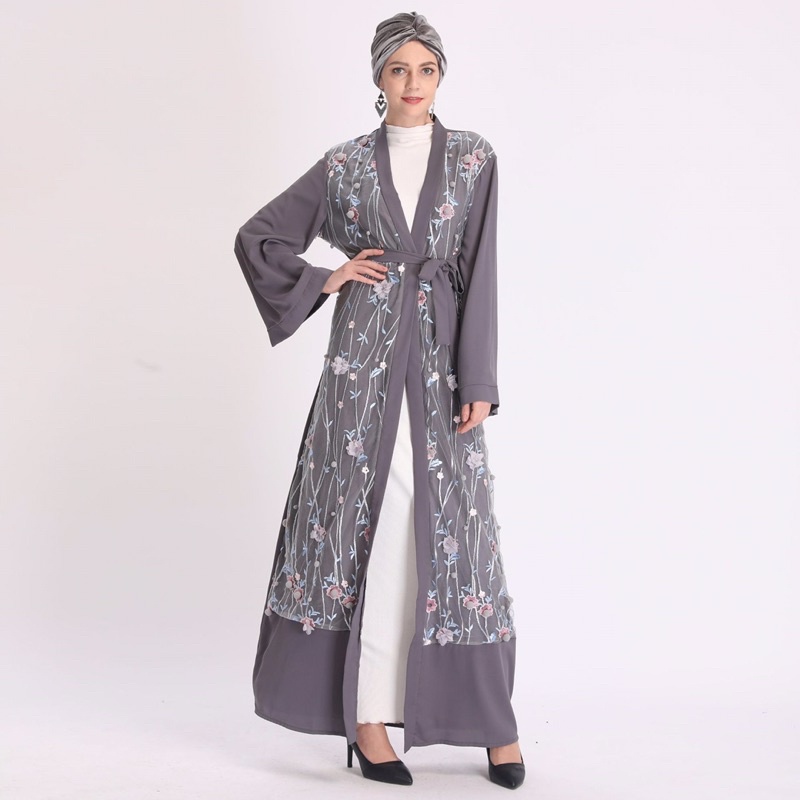 ABAYA GAMIS IMPORT MEWAH ARAB DUBAI TURKEY ORIGINAL S-2XL JY11