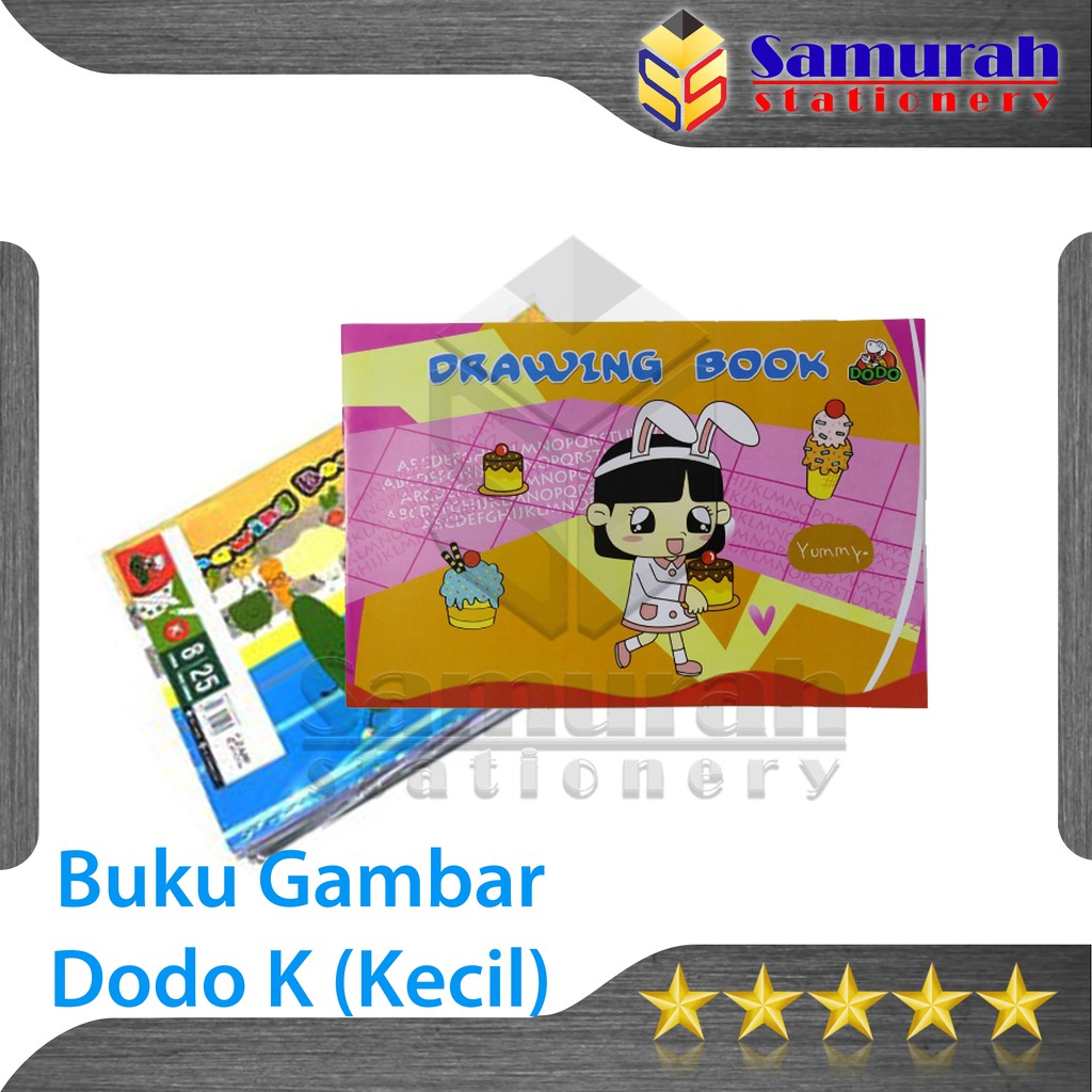 

HJK Buku Gambar Dodo Ukuran Kecil / Drawing Book 8 K / Buku Sketsa Mengambar Kecil Uk 8K B5 Untuk TK