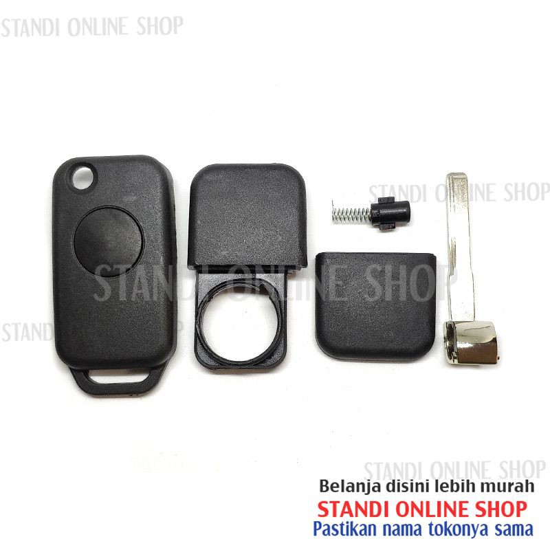 Casing Kunci Lipat Key Shell Flip Key Mercedes Benz Mercy 1T HU64