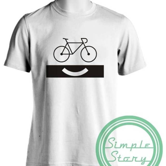 Kaos distro sepeda smile