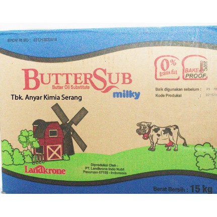 

Butter Oil Subtitute Sub Milky Landkrone Kemasan Repack 500grm