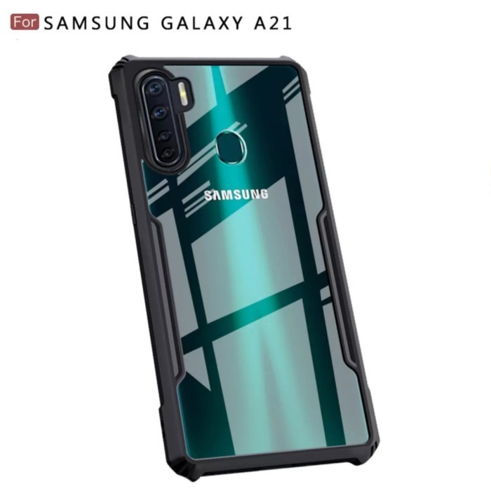 Case Samsung Galaxy A21 A21S Hardcase Shockproof Transparant Case Samsung A21 A21S