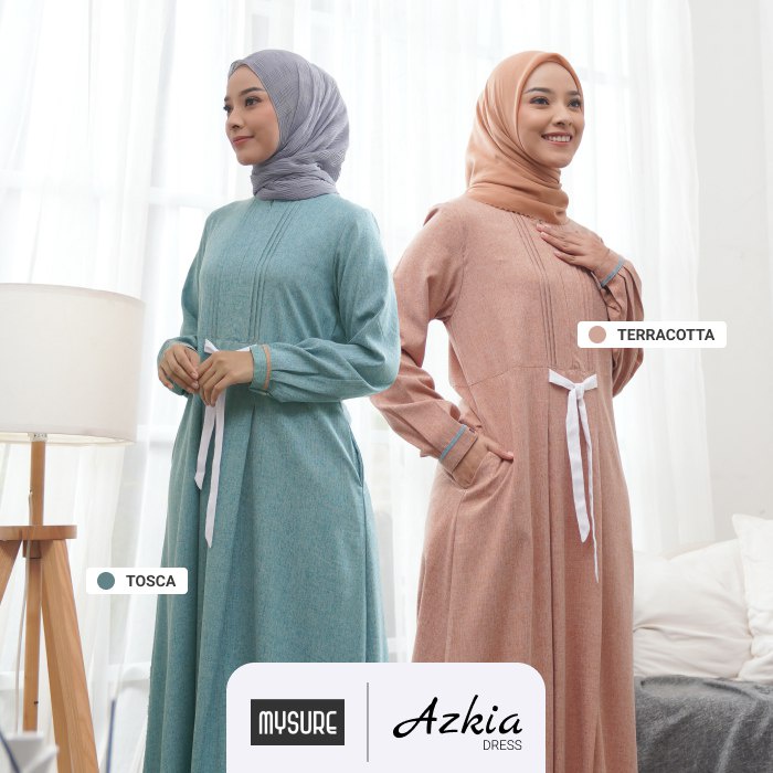 MY SURE AZKIA DRESS/ GAMIS SIMPLE/ GAMIS TERBARU