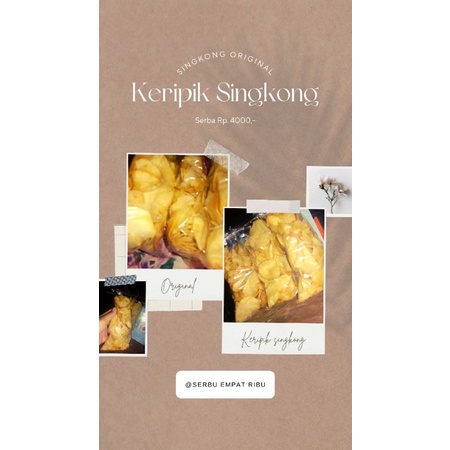 

keripik singkong Pedas &Original