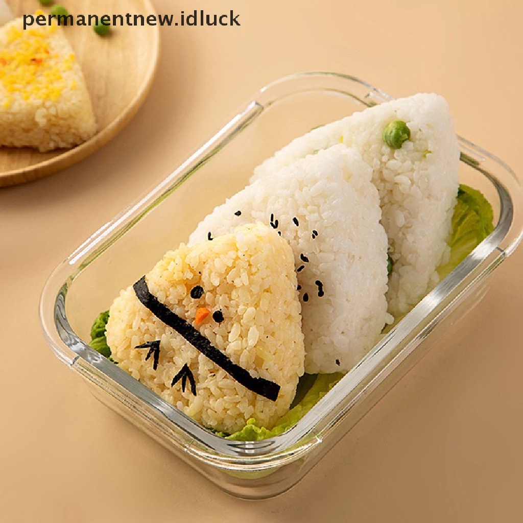 Cetakan Sushi Onigiri Nasi Bentuk Segitiga Model Tekan