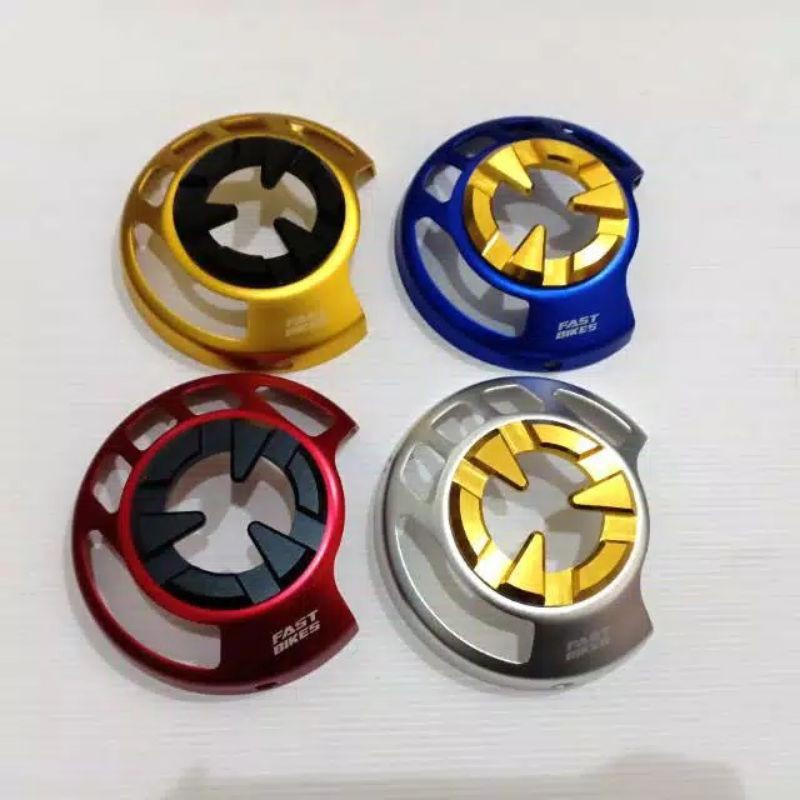 Tutup Kipas Full Cnc Fast bikes Universal Pnp ( Tinggal Pasang ) Beat / Vario / Scoopy / Nouvo / Fino / Mio  Me