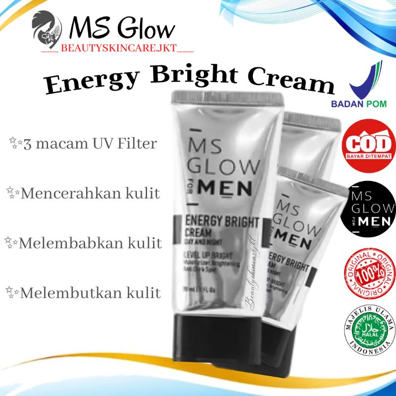 Ms Glow For Men Energy Bright Cream