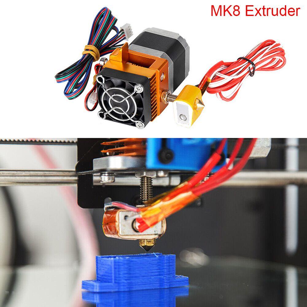 Top MK8 Extruder Profesional Aksesoris Printer 3D Metal Hotend Kit