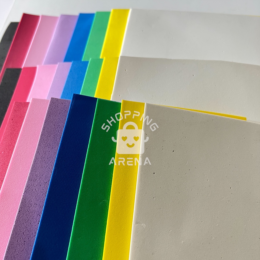 

Lembaran Eva Foam Paper Art Ukuran A6 Tebal 2mm Warna Warni 105 x 148 mm Bahan Keterampilan Kualitas Bagus Murah Untuk Aksesoris Kostum Cosplay Kerajinan Tangan DIY Prakarya SHOPPING ARENA Malang