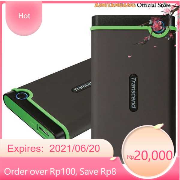 Transcend StoreJet 25M3 4TB HDD HD Harddisk External Antishock