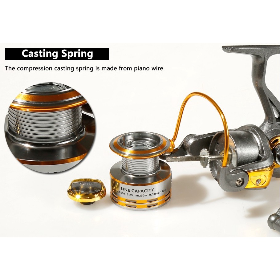 Gulungan Pancing Metal Fishing Reel 10 Ball Bearing / Gulungan Pancing Murah Berkualitas Gulungan Pancing Anti Pecah Metal Fishing Reel 10 Ball Bearing / Reel Pancing Laut Murah Dan Kuat Joran Pancing Aluminium Mini Pen Fishing / Pancing Reel Jordan Keren