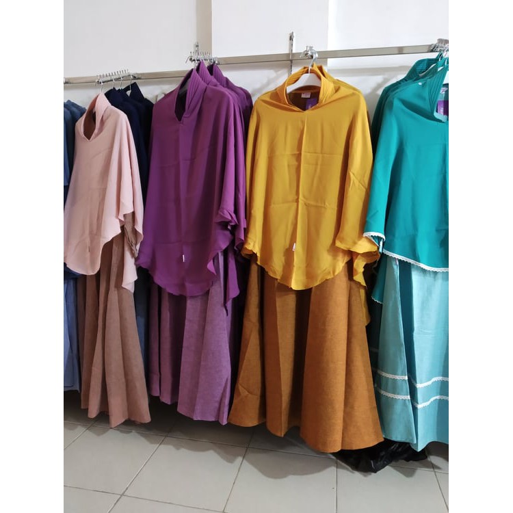 Dress Wanita Syar'i / Gamis Rauna RK- 125 / 126 / Fashion Muslim