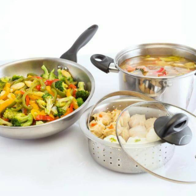 Harga Pabrik Homecook 4 Pc Cookware xYkr3sbdVlW