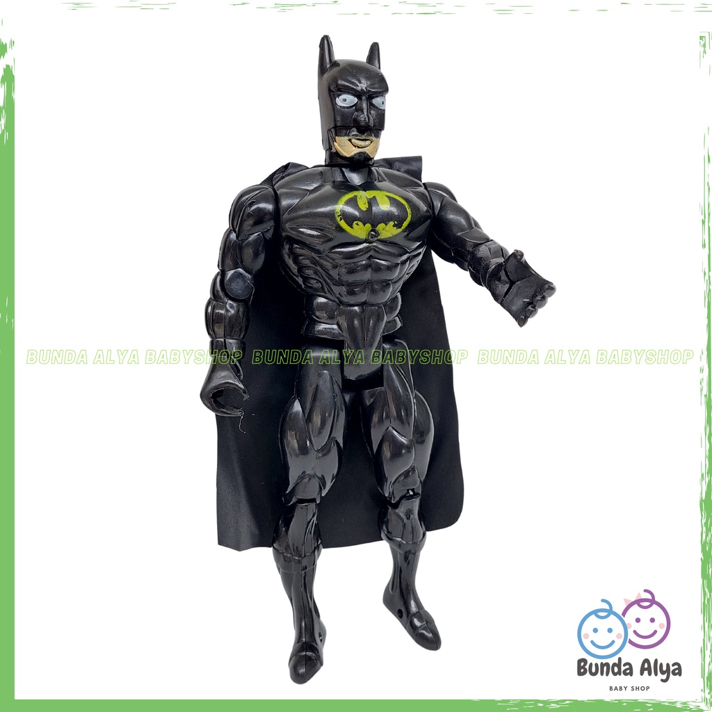 Mainan Action Figure Superhero Sayap Kelelawar - Mainan Robot Hero Anak Laki Warna Hitam - Mainan Anak Laki Kelelawar