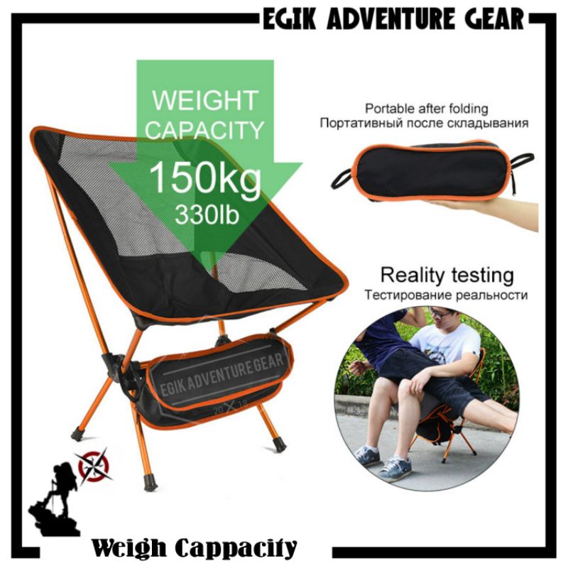 Kursi Lipat Jocestyle | Kursi Lipat Outdoor | Kursi Memancing Folding Fishing Chair - SF733 | Kursi Camping Lipat