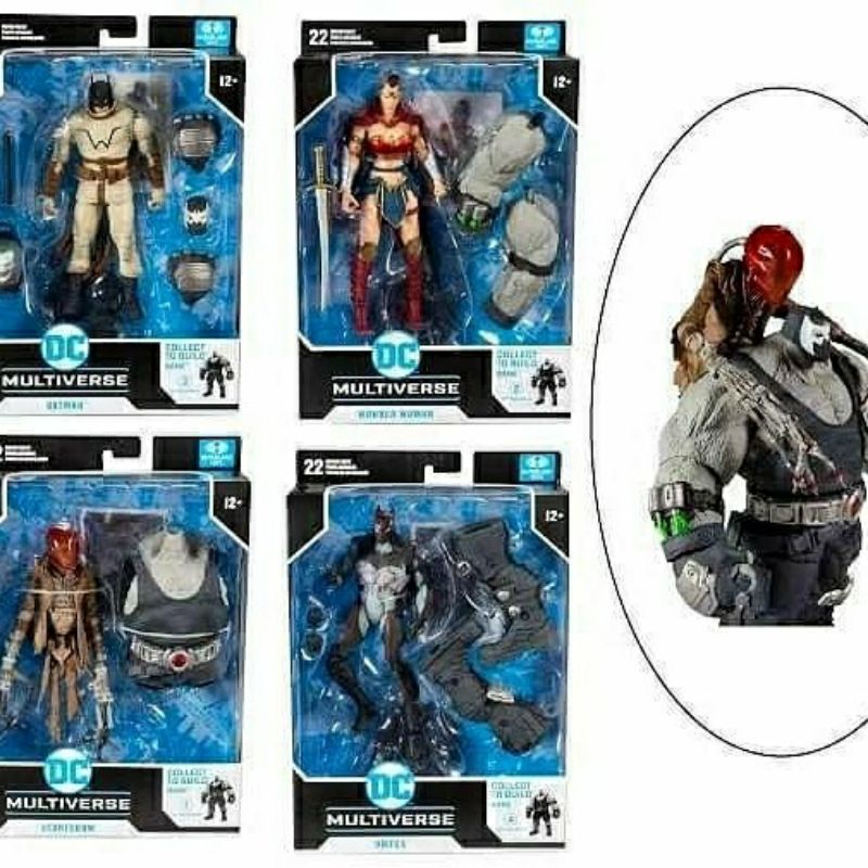 Dc mcfarlane multiverse : set of 5 bane bulid action figure