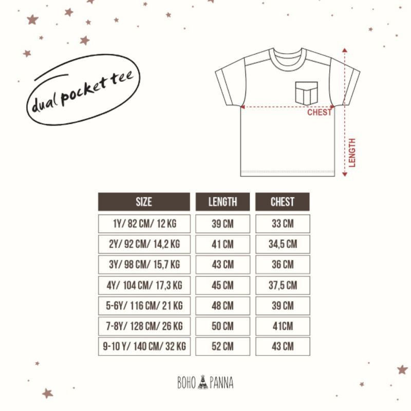 Bohopanna - Bohobaby Dual Pocket Tee